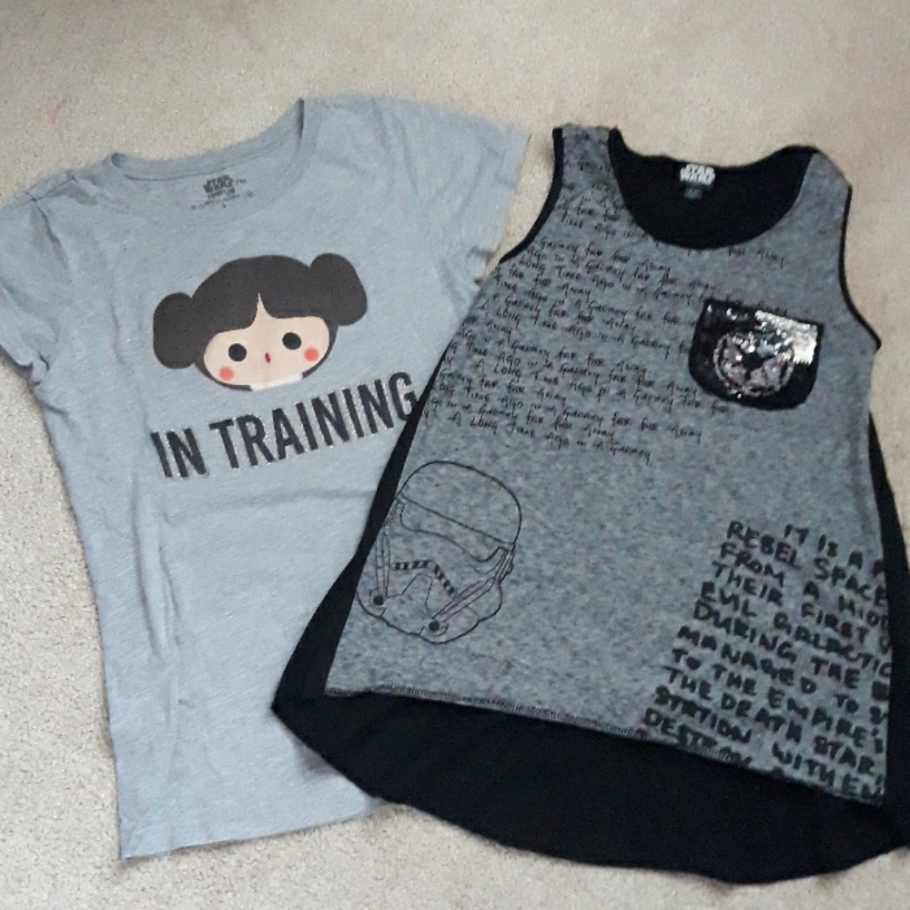 Two Star Wars Shirts (Med)